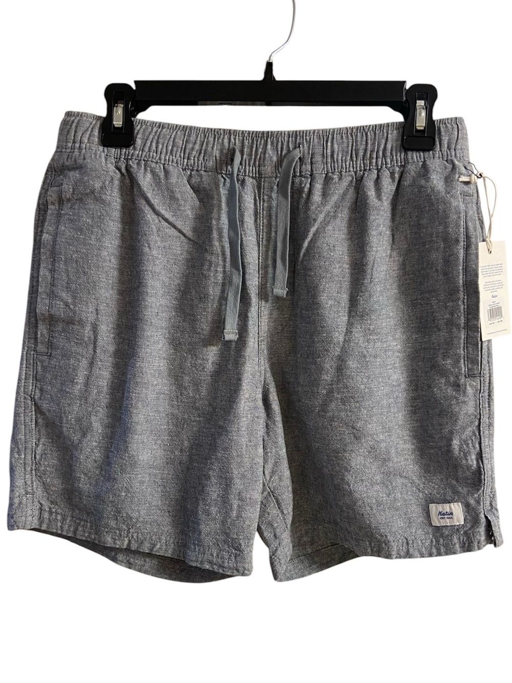 Katin Gray Drawstring Casual Shorts men S/M New